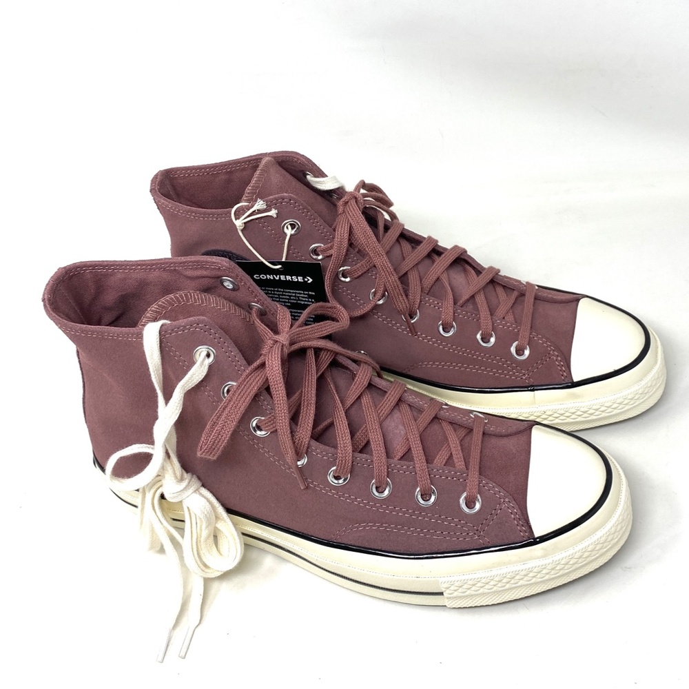 Converse Chuck 70 Shoes High Top Men’s Suede Saddle Black Sneakers Size A01456C - Picture 7 of 9